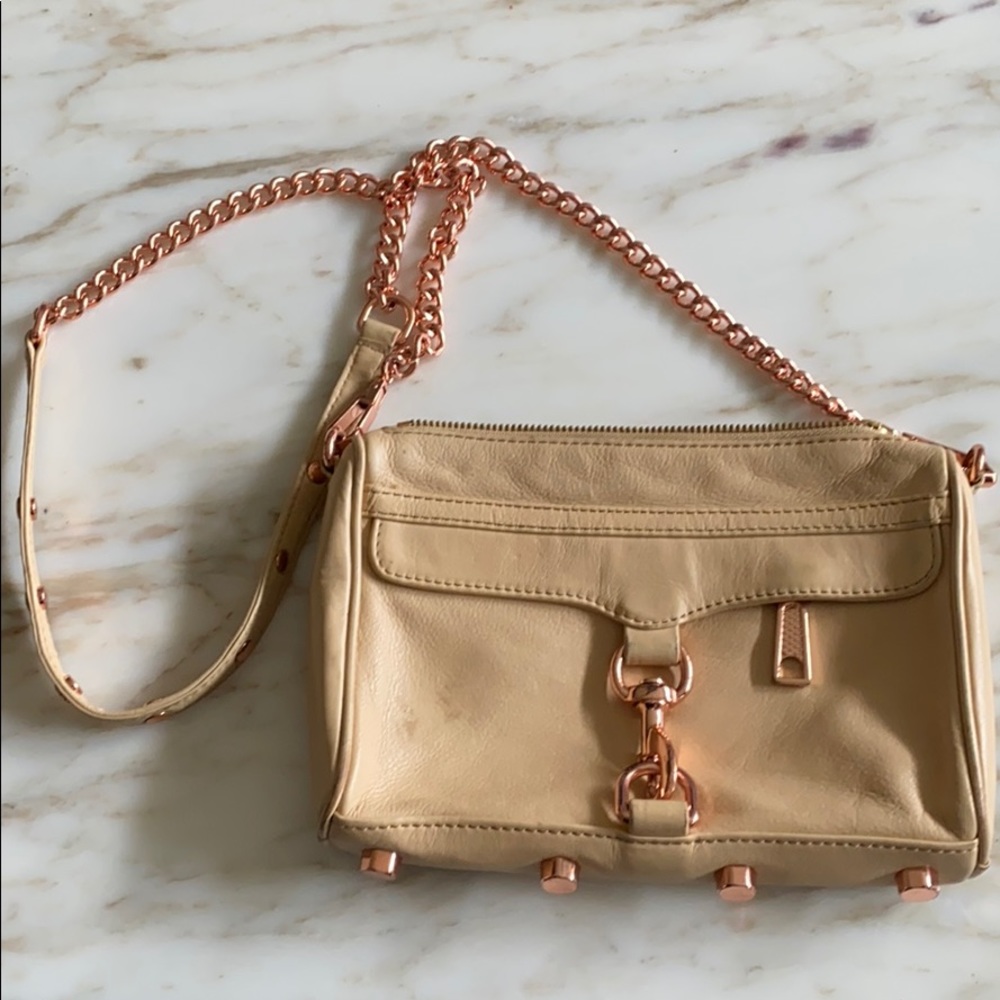 Rebecca Minkoff Mini M.a.c. Bag Rose Gold